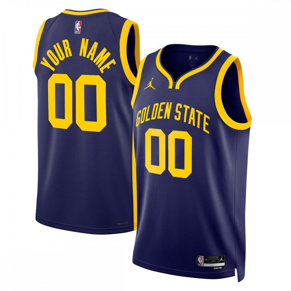 Golden State Warriors Jordan Brand Unisex 2022/23 Swingman Custom Jersey - Statement Edition - Blue-Pro Kit Vault | Brand New 26/27 Sports Jerseys